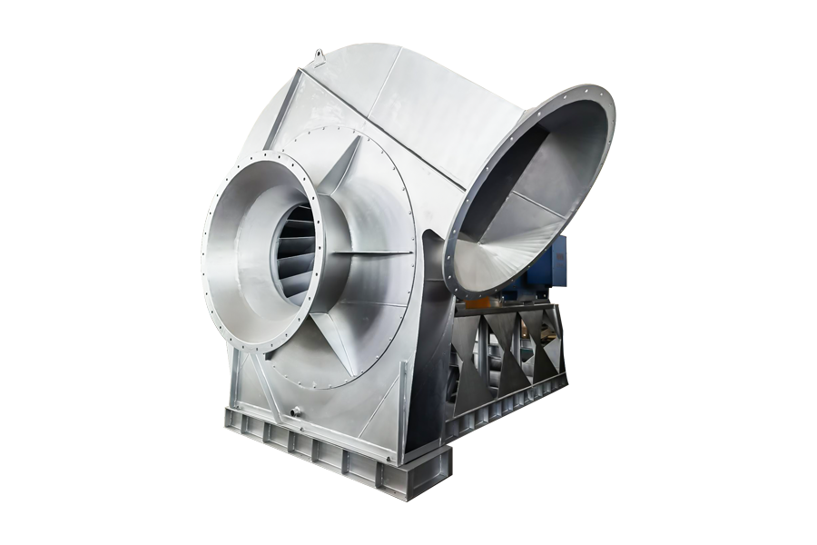 Miljøbeskyttelsesindustrien - roterovnsbehandlingssystem for fast og flydende affald Induceret trækventilator