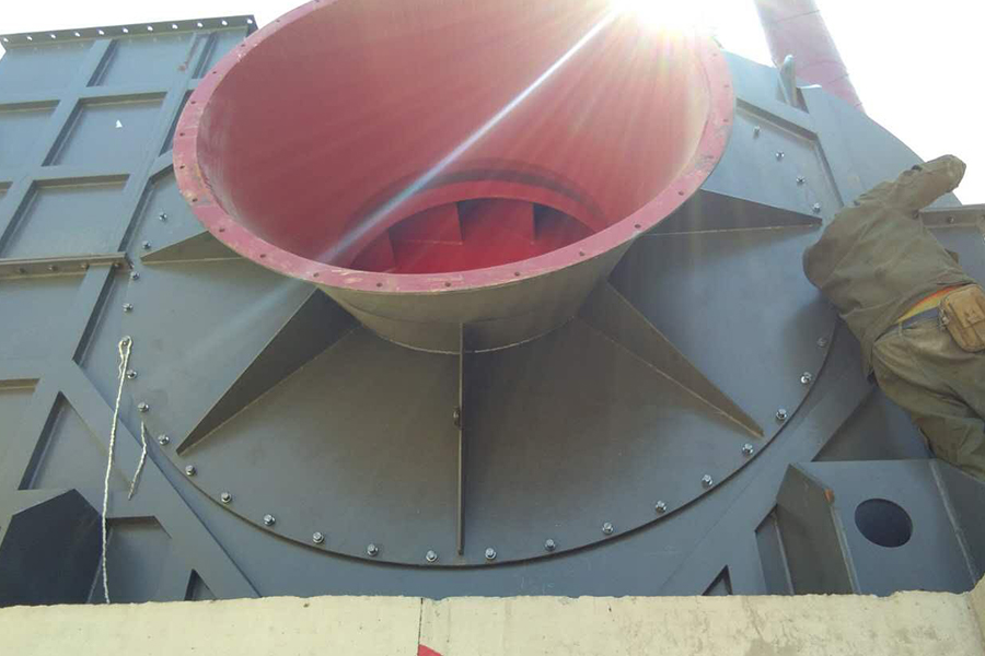 Byggemateriale industri - cement roterende ovn hale udstødningsventilator