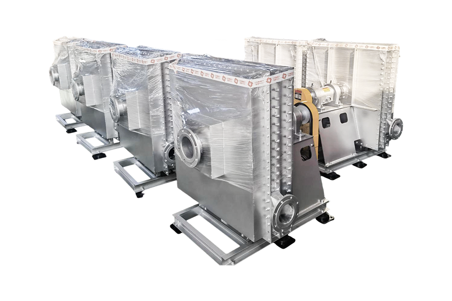 Miljøbeskyttelse industri - fast og flydende affald roterovn behandlingssystem Pyrolyse gas ventilator