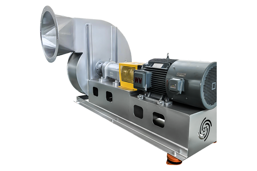 Pulvertransporterende ventilator til fødevareindustrien