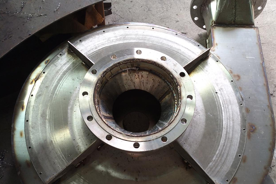 Anti-korrosions centrifugalventilator i rustfrit stål